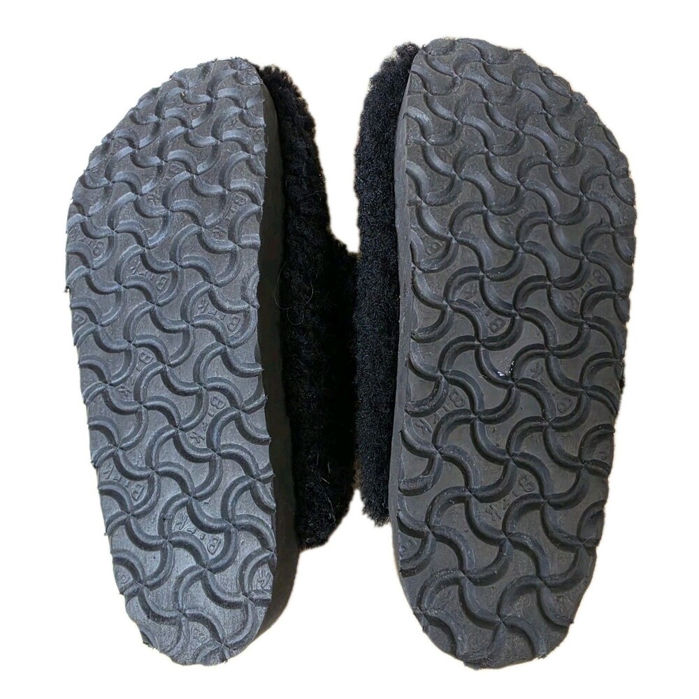 Birkenstock Papillo Boston Big Buckle Flex Platform Shearling Teddy Black 37 - Picture 9 of 10